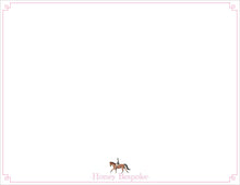 Load image into Gallery viewer, Personalized Equestrian Stationery | Horse Notecards | Preppy Notes
