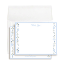 Load image into Gallery viewer, Blue Floral Chain Stationery
