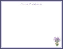 Load image into Gallery viewer, Personalized Lavender Stationery | Thank You Cards
