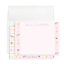 Load image into Gallery viewer, Farm Birthday Stationery | Pink  Animals Girl’s Party
