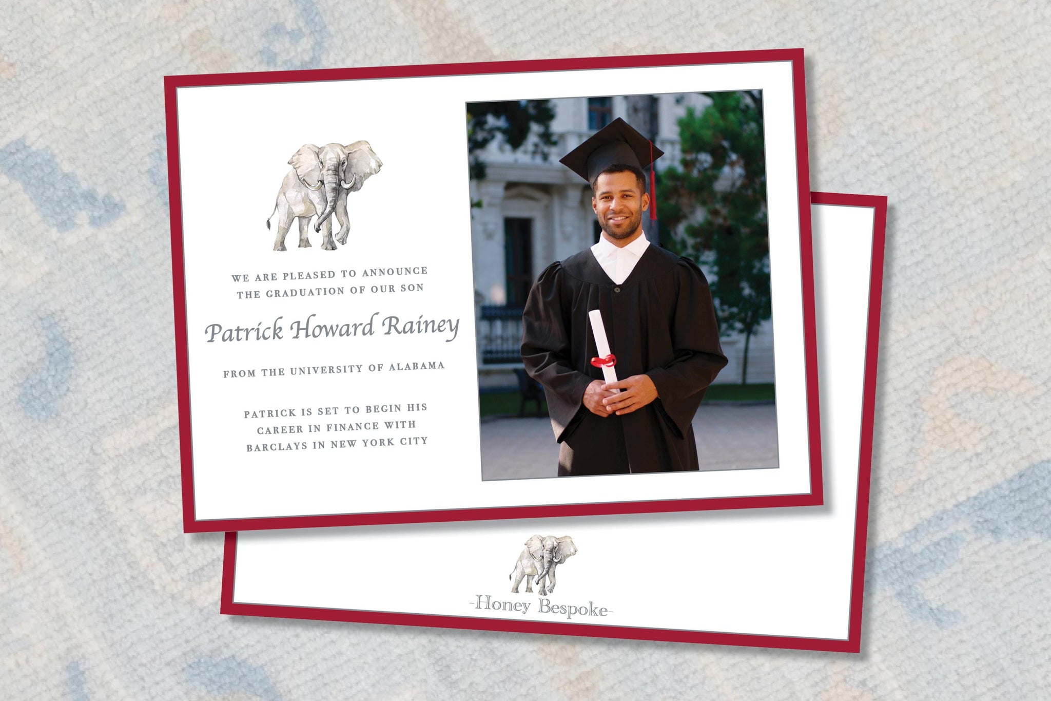best way to get baseball cards graded Alabama Graduation Announcement