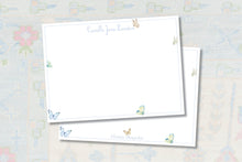 Load image into Gallery viewer, Watercolor Butterfly Stationery | Personalized Thank You Notes | Grandmillennial Gift
