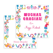 Load image into Gallery viewer, Otomi Fiesta Gift Tags | Cinco de Mayo Stickers | Mexican Enclosure Cards
