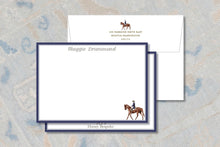 Load image into Gallery viewer, Equestrian Stationery Set | Horse Notecards | Personalized Horse Gift
