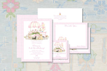 Load image into Gallery viewer, Pink Puppy Party Invitation | Personalized Lets Pawty Birthday | Girl Dog Invite
