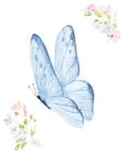 Load image into Gallery viewer, Butterfly Girl Wall Art Set of 3 | Southern Nursery Prints
