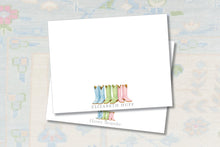 Load image into Gallery viewer, Cowgirl Boot Stationery | Texas Personalized Notecards
