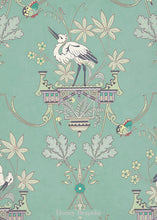 Load image into Gallery viewer, Chinoiserie Baby Birth Announcement | Elegant Birth Announcement
