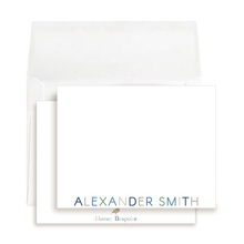 Load image into Gallery viewer, Personalized Boys Stationery | Southern Boy Thank You Cards | Preppy Note Cards
