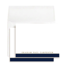 Load image into Gallery viewer, Classic Navy Men’s Stationery

