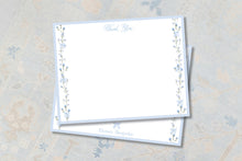 Load image into Gallery viewer, Preppy Stationery Women | Elegant Blue Bow Cards | Luxury Thick Paper Notecards
