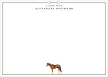 Load image into Gallery viewer, Personalized Equestrian Stationery | Horse Note Cards | Horse Gifts
