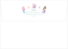 Load image into Gallery viewer, Under the Sea Mermaid Birthday Invitation | Ariel Little Mermaid Invite
