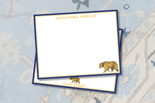 Load image into Gallery viewer, Personalized UC Berkeley Stationery | Oski Thank You Notes
