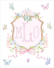 Load image into Gallery viewer, Butterfly Girl Wall Art Set of 3 | Southern Nursery Prints
