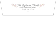 Load image into Gallery viewer, Girl Baptism Invitation | Pink Floral Cross Christening Invite
