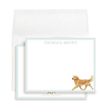 Load image into Gallery viewer, Golden Retriever Stationery
