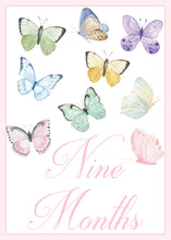 Load image into Gallery viewer, a collection of nine colorful butterflies, each with unique patterns and colors, arranged in a visually appealing manner.
