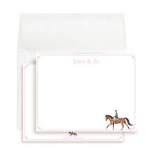 Load image into Gallery viewer, Pink Equestrian Stationery
