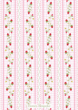 Load image into Gallery viewer, Berry First Birthday Invitation | Strawberry Invite Digital Download | Pink Gingham
