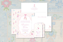Load image into Gallery viewer, Watercolor Ballerina Birthday Invitation | Pink Ballet Party Invite
