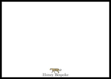 Load image into Gallery viewer, Watercolor Leopard Stationery | Personalized Women's Classic Note Cards
