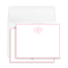 Load image into Gallery viewer, Pink Monogram Stationery
