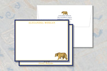 Load image into Gallery viewer, Personalized UC Berkeley Stationery | Oski Thank You Notes
