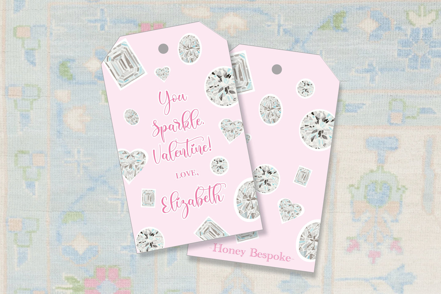 You Sparkle Valentines Treat Tags