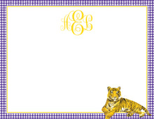 Load image into Gallery viewer, LSU Tigers Stationery | Personalized Louisiana State University Graduation Gifts
