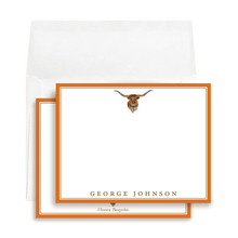 Load image into Gallery viewer, Longhorn Stationery | Burnt Orange
