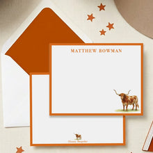Load image into Gallery viewer, Officially Licensed University of Texas Longhorns Stationery | Personalized Bevo Graduation Gifts
