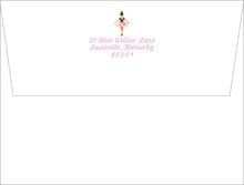 Load image into Gallery viewer, Ballerina Stationery Set | Watercolor Ballet Notecards | Dancer Notes
