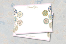 Load image into Gallery viewer, Personalized Chinoiserie Stationery | Elegant Thank You Notes
