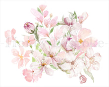 Load image into Gallery viewer, Grandmillennial Crest Nursery Art Print / Grandmillennial Floral Art / Girl Art Prints / Baby Shower Gifts / Classic Preppy Nursery Art
