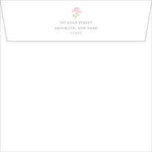 Load image into Gallery viewer, Pink Floral Wreath Baby Shower Invitation
