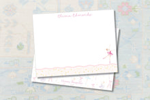 Load image into Gallery viewer, Personalized Ballerina Note Cards | Custom Ballet Stationery
