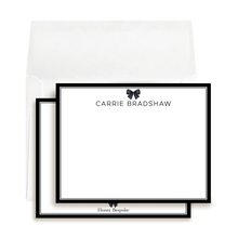 Load image into Gallery viewer, Black Bow Stationery
