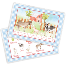 Load image into Gallery viewer, Blue Farm Laminated Placemat
