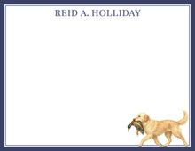 Load image into Gallery viewer, Labrador Retriever Notecards | Hunting Dog Stationery | Sportsman Thank You Cards
