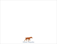 Load image into Gallery viewer, Personalized Vizsla Stationery | Custom Dog Cards | Puppy Thank You Notes
