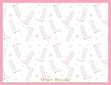 Load image into Gallery viewer, Cowgirl Boots Stationery | Personalized Western Notecards | Bachelorette Gift
