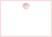 Load image into Gallery viewer, Watercolor Shell Theme Stationery | Personalized Ladies Note Cards
