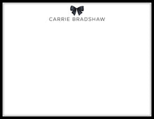 Load image into Gallery viewer, Elegant Ladies Bow Thank You Notes | Personalized Luxury Note Cards
