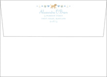 Load image into Gallery viewer, Blue Puppy Baby Shower Invitation | Dog Baby Shower Invite
