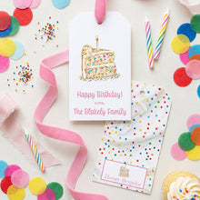 Load image into Gallery viewer, Birthday Cake Gift Tags
