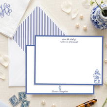Load image into Gallery viewer, Personalized Chinoiserie Stationery For Women | Elegant Thank You Cards
