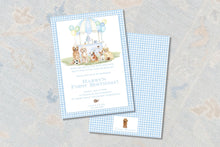 Load image into Gallery viewer, Snips and Snails Puppy Birthday Invitation | Watercolor Puppy Party Invite for Boys
