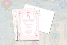 Load image into Gallery viewer, Watercolor Ballerina Birthday Invitation | Pink Ballet Party Invite
