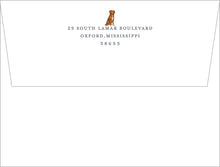 Load image into Gallery viewer, Nova Scotia Toller Stationery | Personalized Monogram Note Cards

